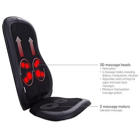 Shiatsu Massage Chair Vibration Seat w/ Heat Ivation Products Shiatsu Massage Chair Vibration Seat w/ Heat Ivation Products