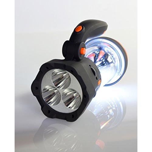 Ivation Hand Crank Camping Lantern w/ Flashlight, SOS Siren, Radio & Charger