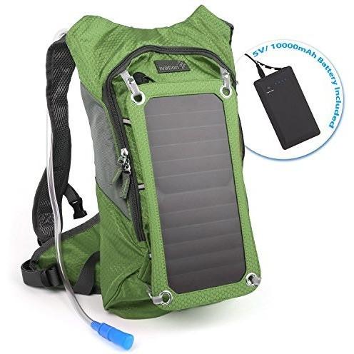 backpack battery laptop Ivation 7W Solar charging 1.8L Hydration Backpack/Bladder Bag – Ivation Products