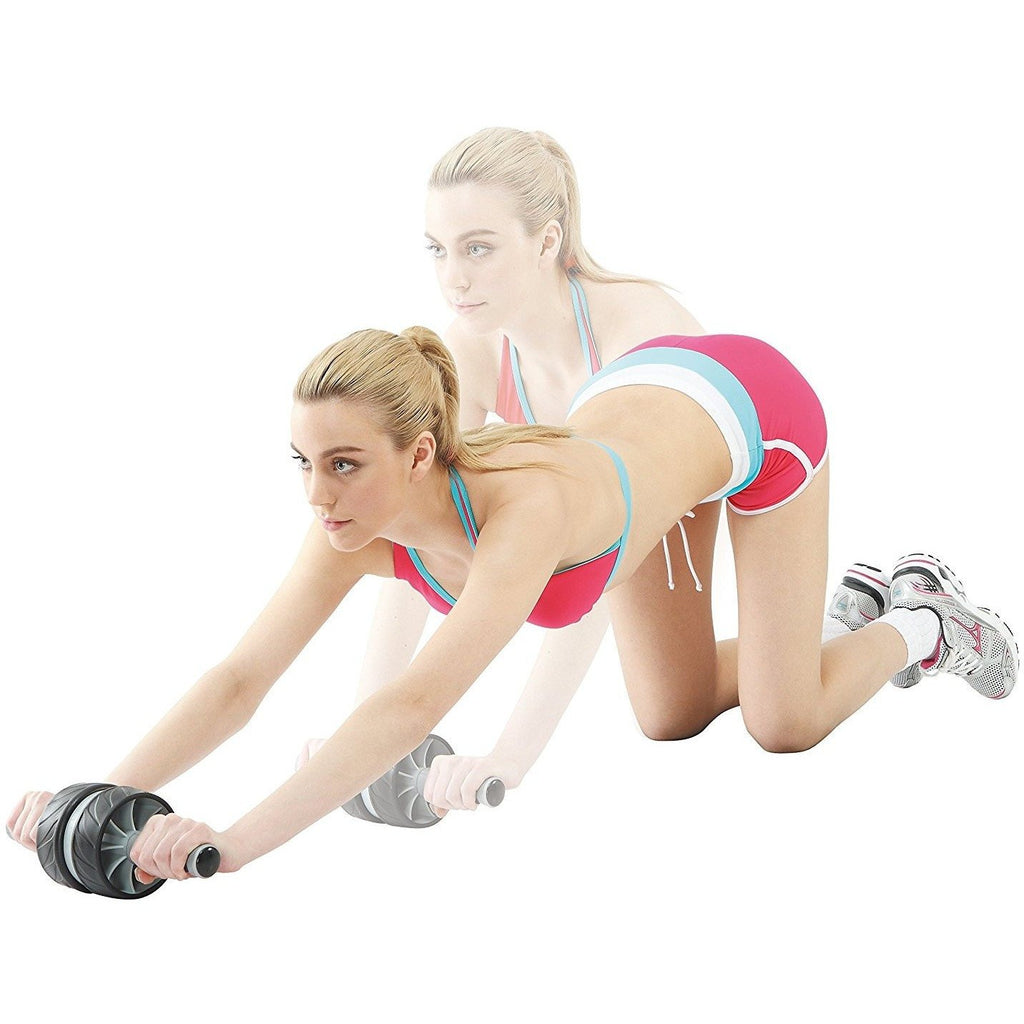 Ivation Ab Wheel Carver Roller - Fitness Smooth Workout for Abs