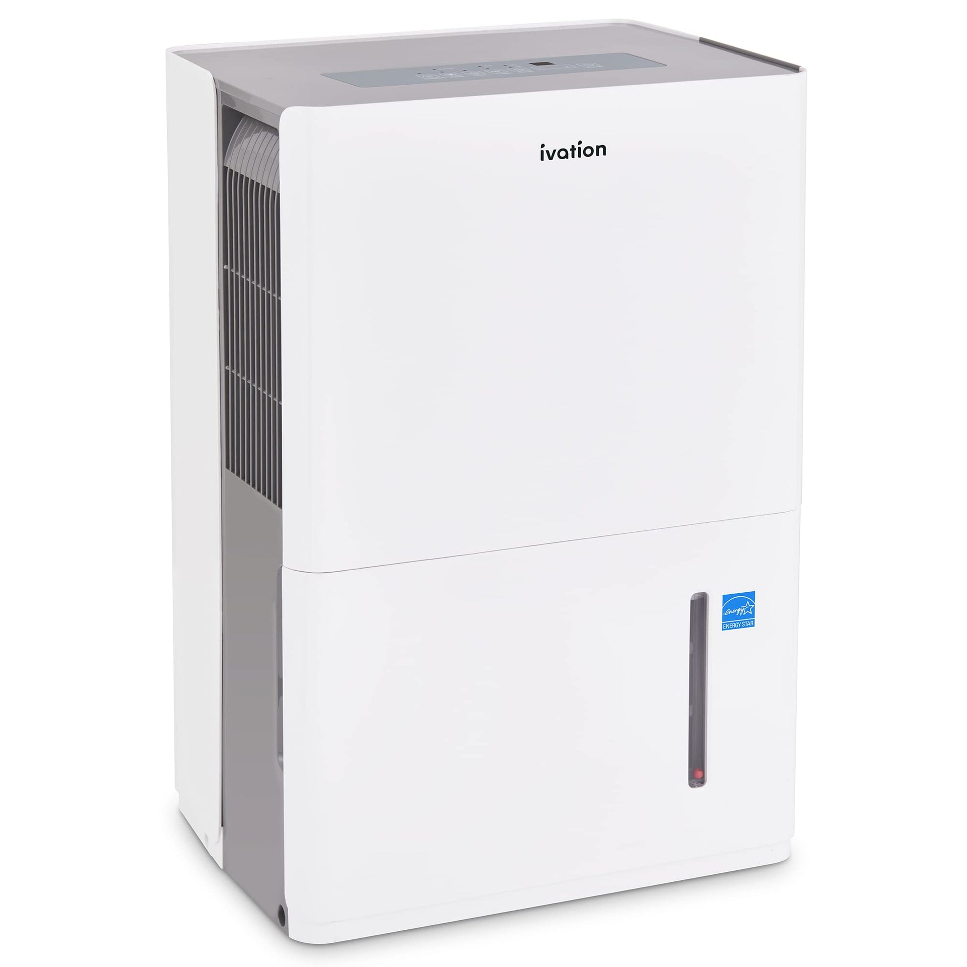 Ivation 4,500 Sq. Ft Energy Star Dehumidifier with Hose Connector, Humidity Control & Auto Shutoff