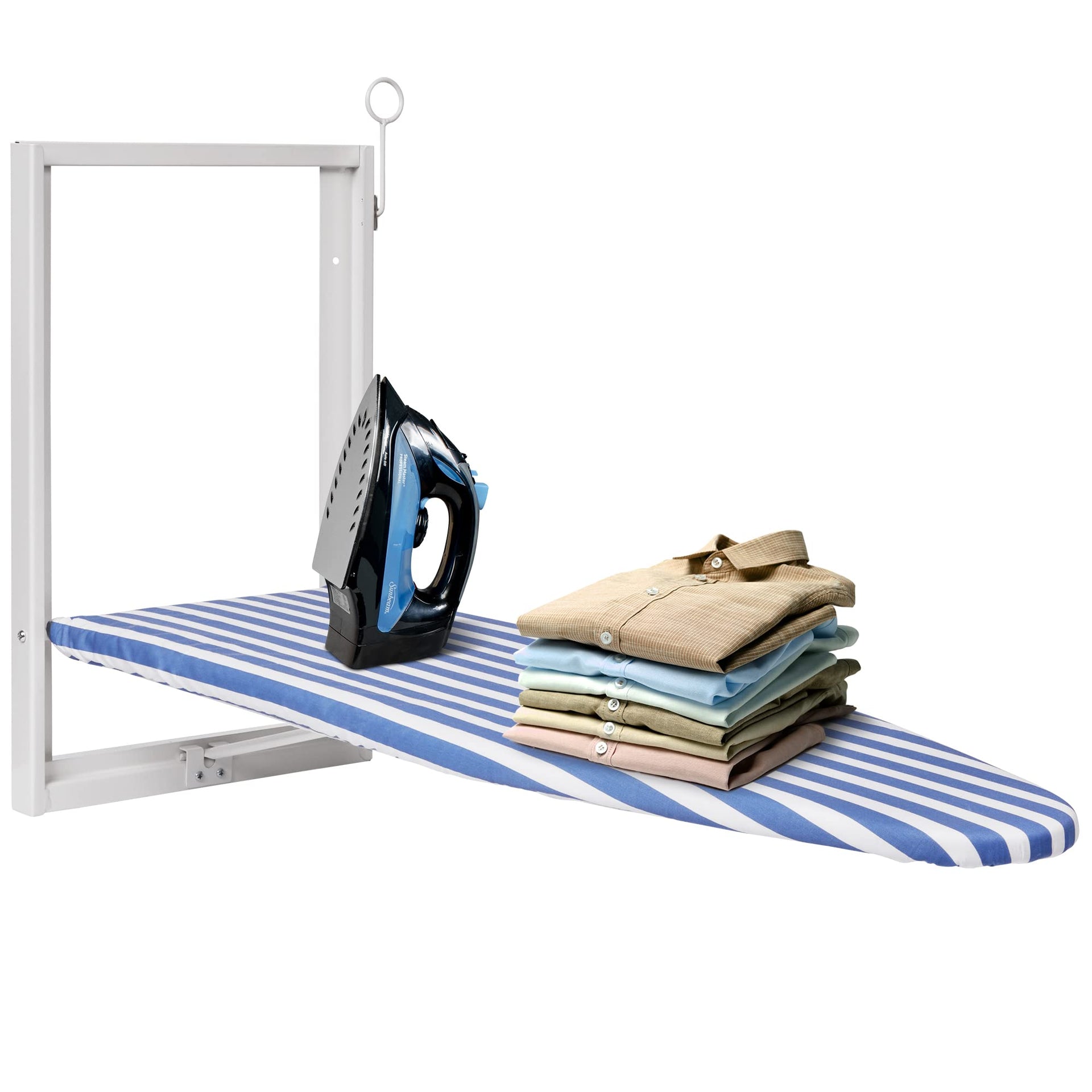 Ivation Wall Mounted Ironing Board, 36.2” x 12.2” Foldable Iron Board for Home, Apartment & More