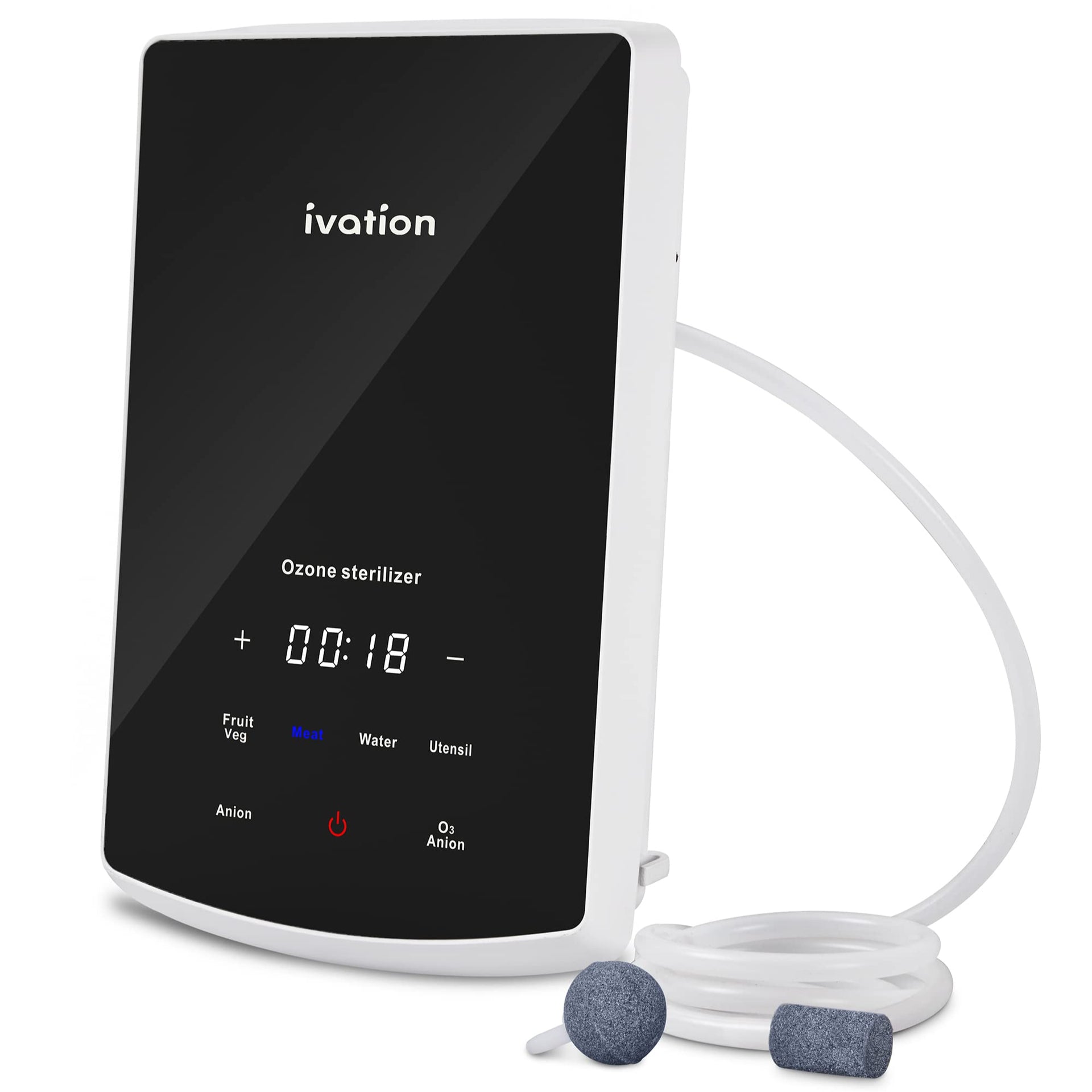 Ivation Multipurpose Ozone Generator Air Purifier, Portable Sterilizer for Air & Water, Ionizer