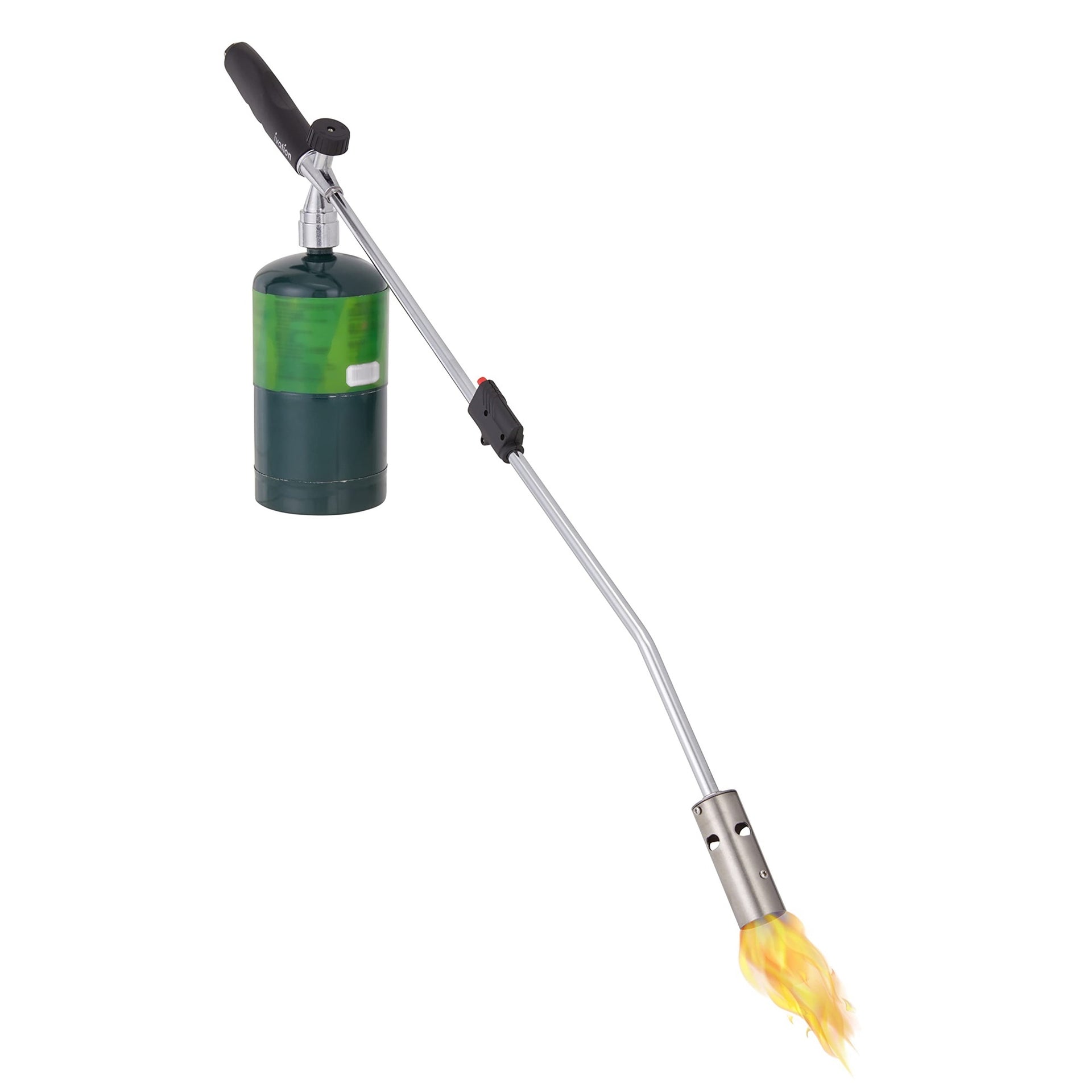 Ivation Mini Propane Torch with Self Igniter, 50,000 BTU Handheld Weed Burner Tool
