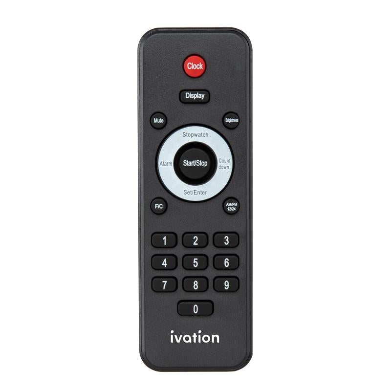 Replacement Remote Control For IVATION OUTDOOR LED Clocks