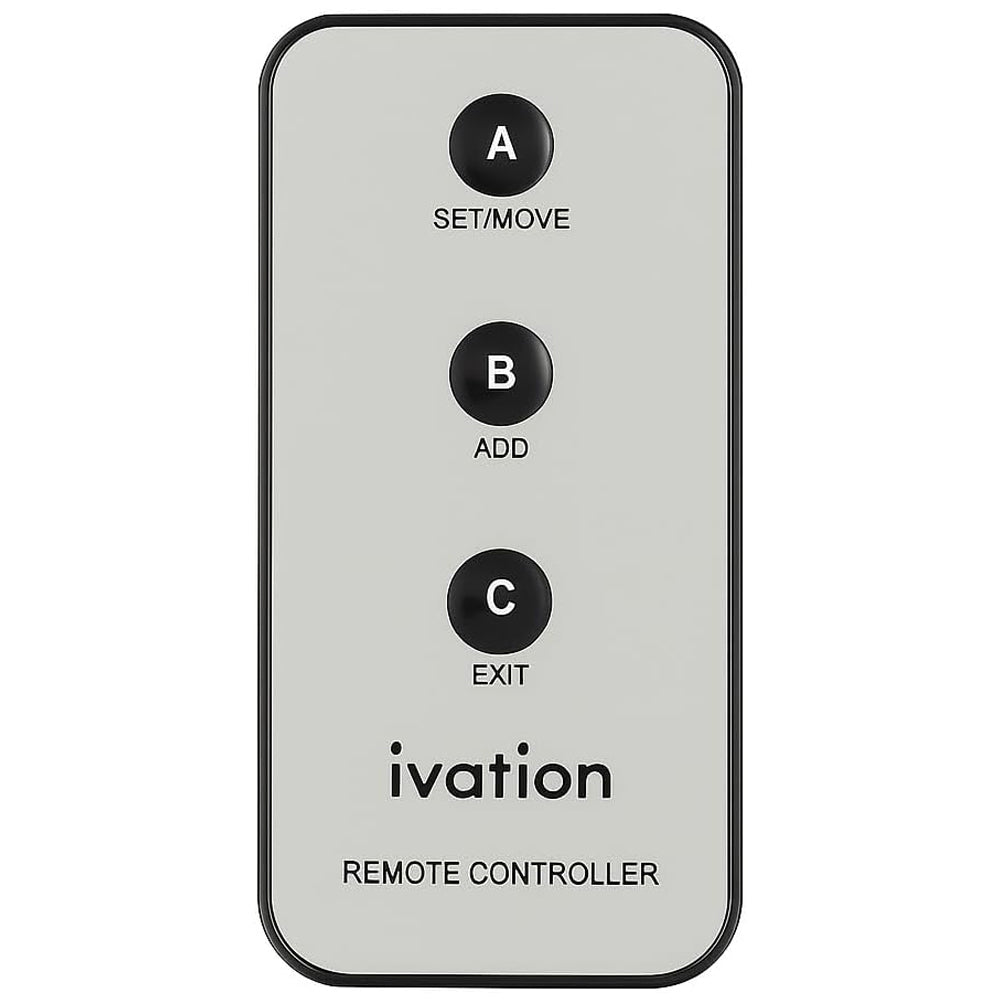 Replacement Remote Control For IVATION STANDARD LED Clocks - Check Compatible Models