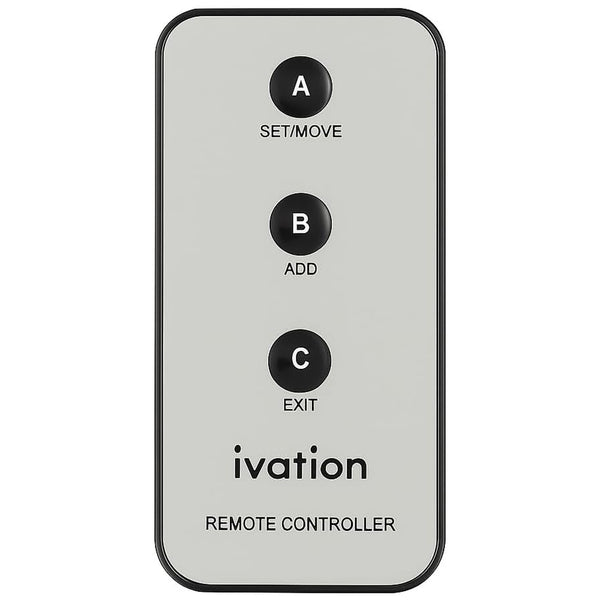Replacement Remote Control For IVATION STANDARD LED Clocks - Check Compatible Models