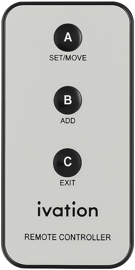 Replacement Remote Control For IVATION STANDARD LED Clocks