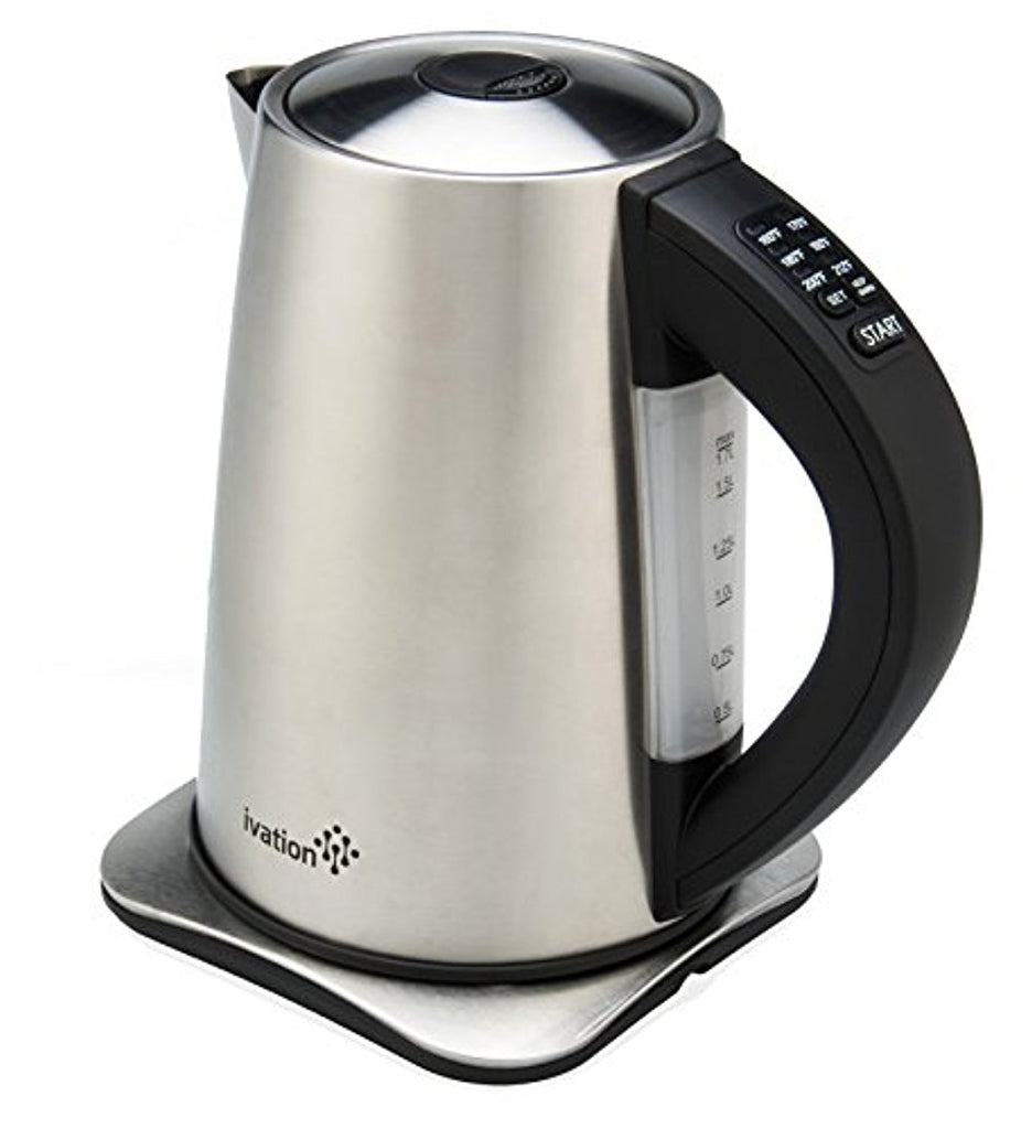 Ivation Stainless Steel Electric Cordless Kettle