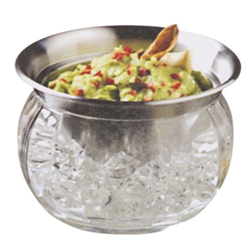 Ivation Stainless Steel Dip Bowl With Vented Ice Chamber