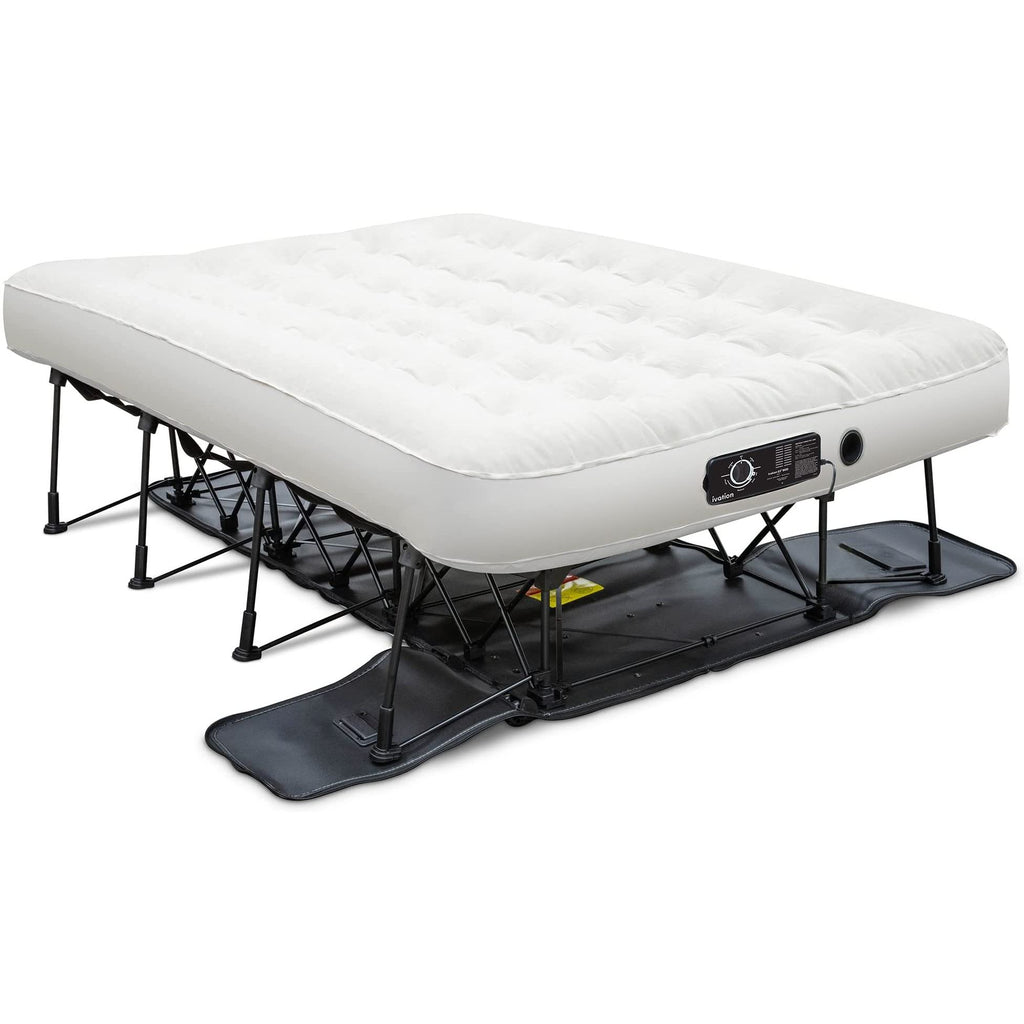 Ivation EZ-Bed Air Mattress, Full Size Air Mattress with Built In Pump & Deflate Defender