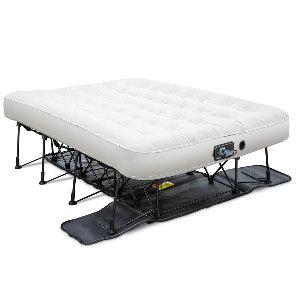 Ivation EZ-Bed Self Inflating Air Mattress, Full Size Air Mattress with Built In Pump & Case