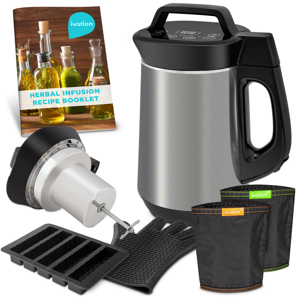 Ivation Herbal Infusion Machine, Essential Oil Extractor Making Butter, Oils & Tinctures, and More