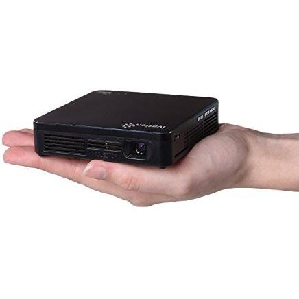 Ivation Portable Handheld All-Connect Projector | Tripod, Cable, Remote & Case