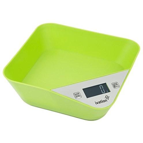 Ivation IvationTM Lightweight Kitchen Bowl w/Digital Scale - Turquoise Green