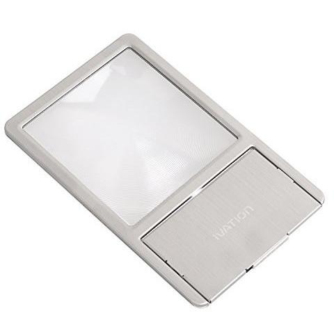 Ivation Ivation Credit Card Size LED Lighted 2.5X Magnifier