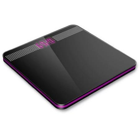 Ivation Ultra Thin Led Tempered Glass Digital Bathroom & Gym Scale
