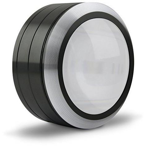 Ivation Triple Led Illuminated Domed 5X 2.75" Magnifier