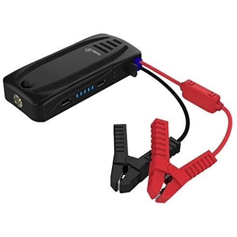 Ivation Ivation Mini Portable Car Jump Starter Power Bank 12,000mAh