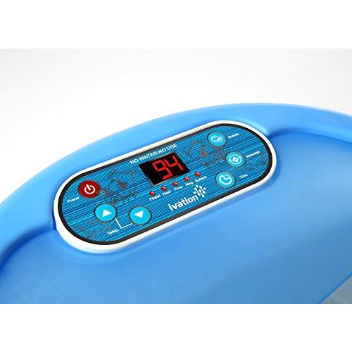 Ivation Foot Spa Massager Heated Bath, Automatic Massage Rollers, Vi