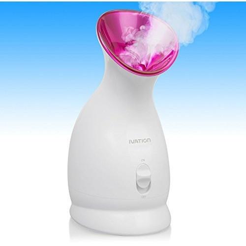 Ivation Ultrasonic Freestanding Wall-Powered Micro-Fine Ionic Steamer, White