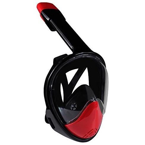 Ivation Full-Face Snorkel Mask - 180° Visibility w/ Panoramic Viewing Area