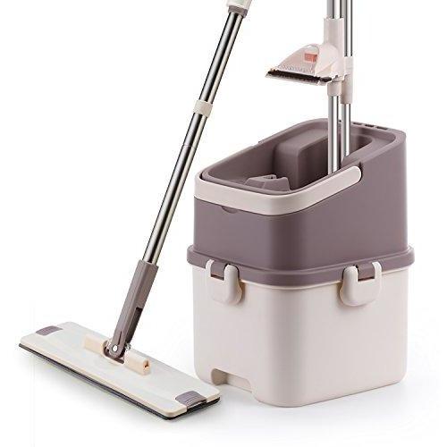 Ivation Ivation Easy Rinse Self-Cleaning Flat Mop w/ Washing & Drying Station