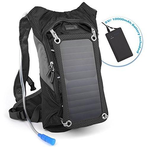 backpack with battery for laptop Ivation 7W Solar charging 1.8L Hydration Backpack/Bladder Bag – Ivation Products