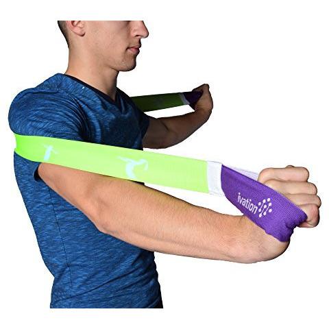 Ivation Resistance Exercise Yoga Bands & Door Anchor Kit