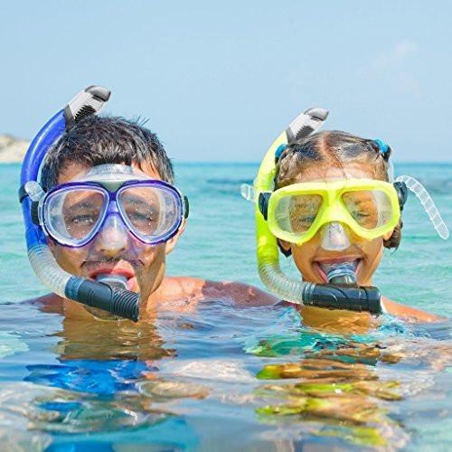 Ivation Snorkel Mask - Diving Mask - Single Lens Frameless