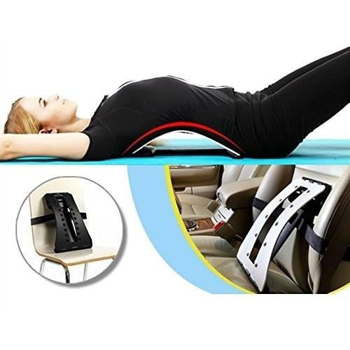 Back Stretcher Pillow - For Back Muscle Relaxation, Lumbar Support