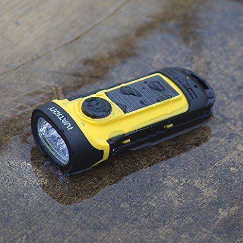 bulk meco hand cranking solar powered rechargeable flashlight Solar & Hand Crank Rechargeable Flashlight – Ivation Products