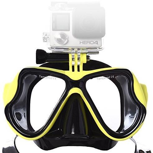 diving goggles with gopro mount Diving Mask w/ Gopro Mount – Ivation Products