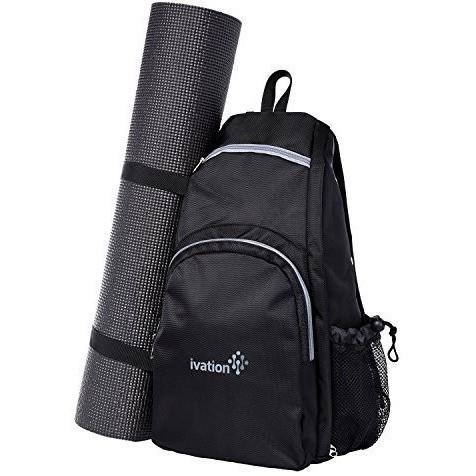 Ivation Yoga Mat Backpack Multi Purpose Crossbody Sling