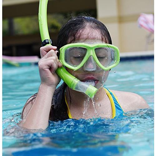 Ivation Snorkel Mask Set - Kids Snorkeling Gear