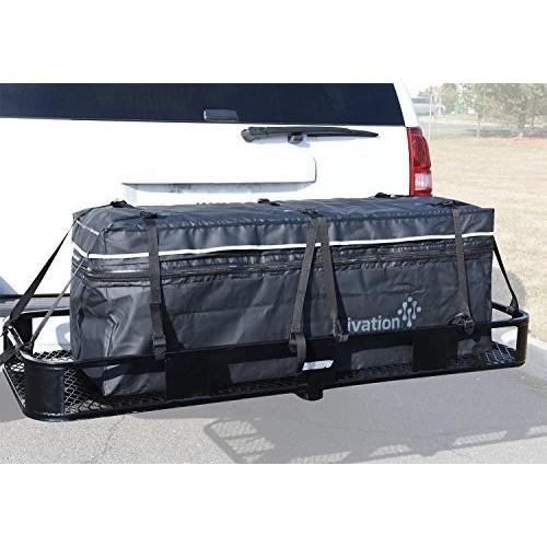 Ivation Hitch bag - 100 % Waterproof Expandable Hitch Tray Cargo carrier bag