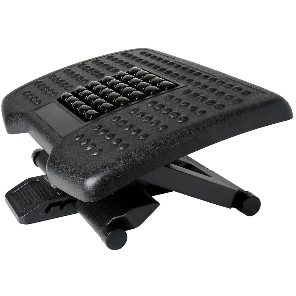 Under Desk Footrest Adjustable FootRest With Non-slip Foot Pad Massage  Roller Shakeable Massaging Footrest For Adult Kid Office - AliExpress