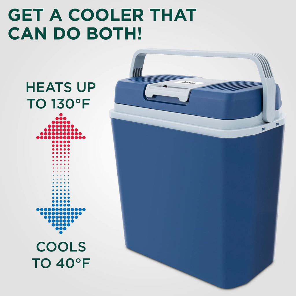 Ivation Electric Cooler & Warmer, 24 L Portable Thermoelectric 12 Volt
