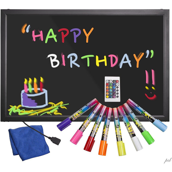 Ivation Ivation LED Multi-Color Glass Writing Board