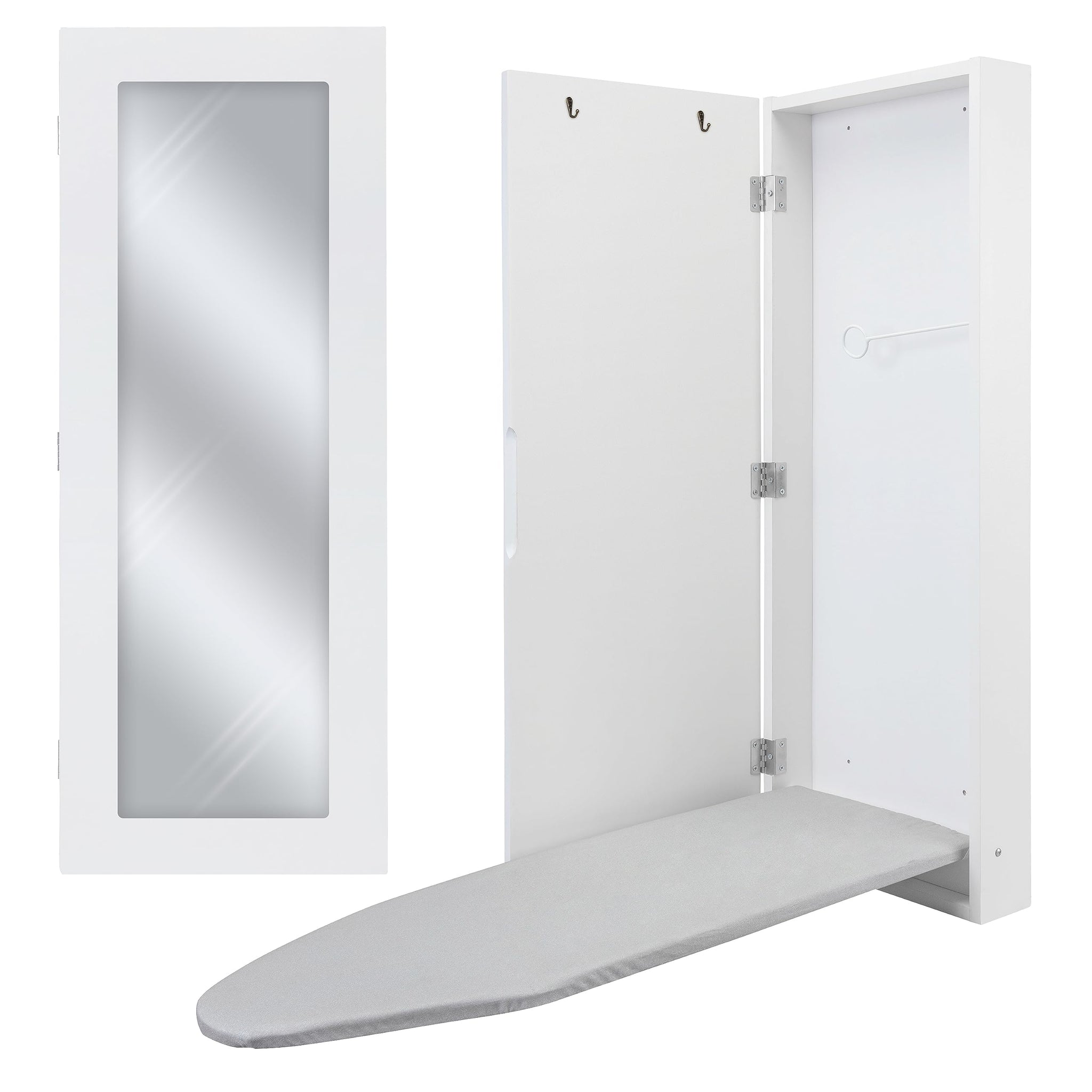 Ivation Ironing Board, Wall Mounted Ironing Board W/Left Side