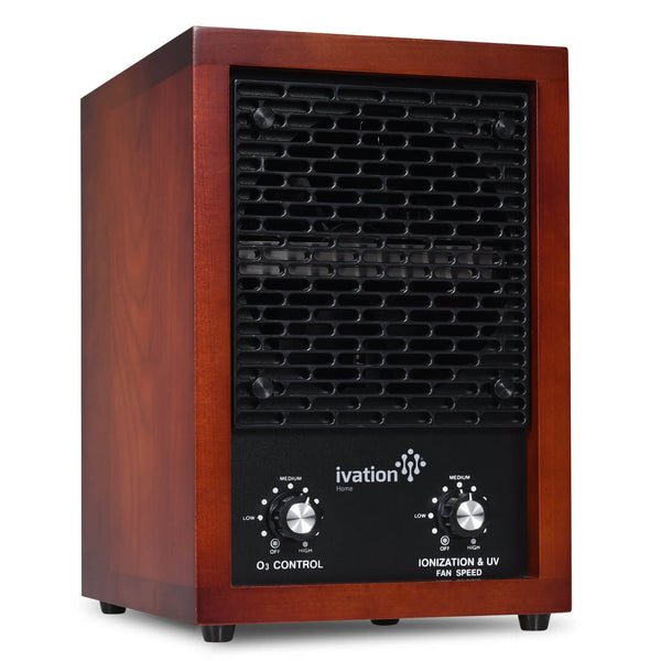 Ozone Generator & 5-in-1 Air Purifier 750mg/H  / Cherry Wood