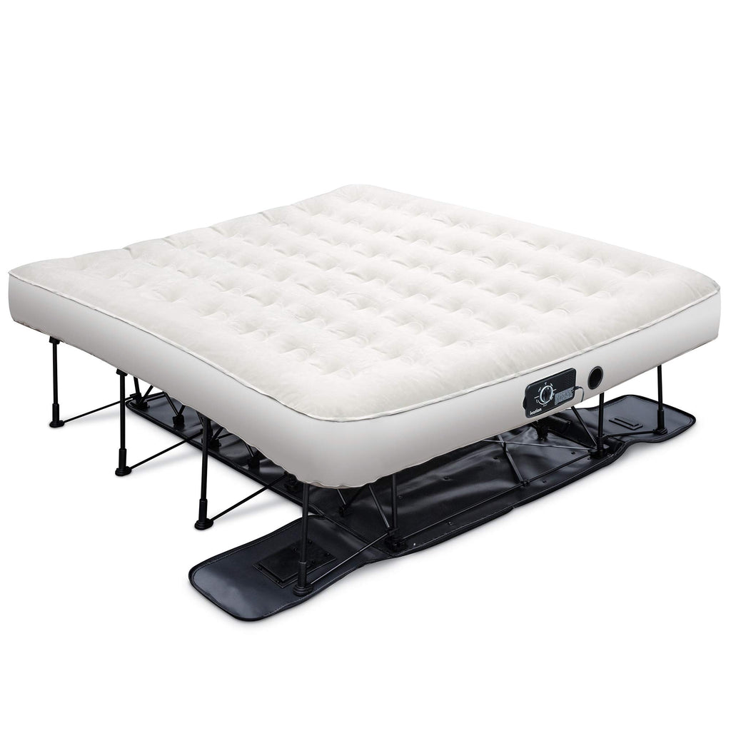 Ivation EZ-Bed Self Inflating Air Mattress, King Air Mattress with Built In Pump & Case