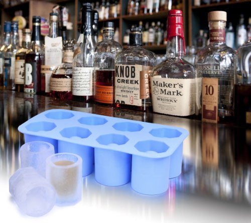 Silicone Shot Glass Ice Molds Ice Cube Trays for Freezer Mini Wine