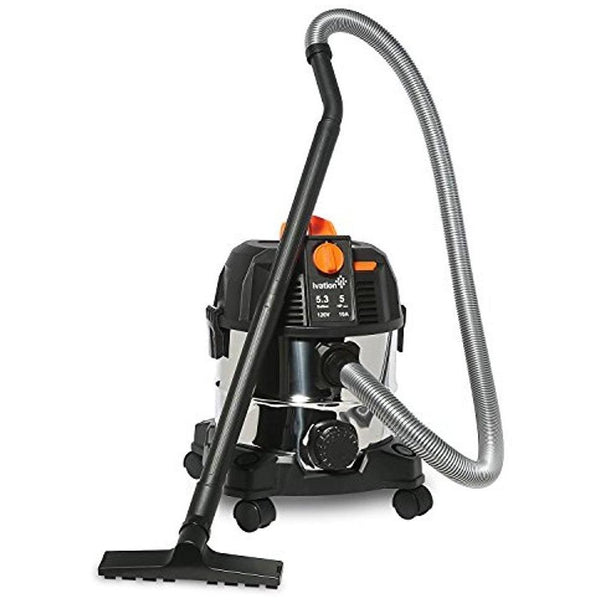 Ivation Ivation Wet Dry Vac10 Amp Stainless Steel Vacuum and Blower Port