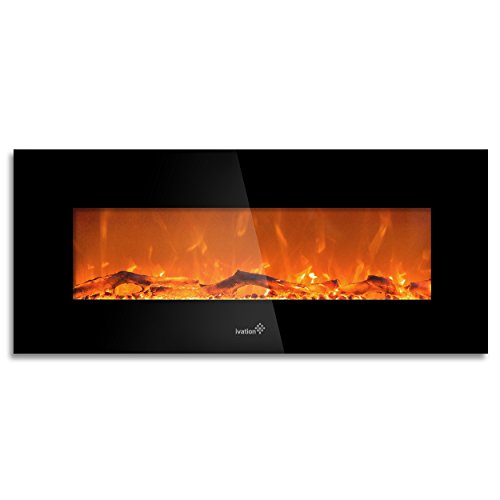 Ivation 50 in Wall Mount Electric Fireplace